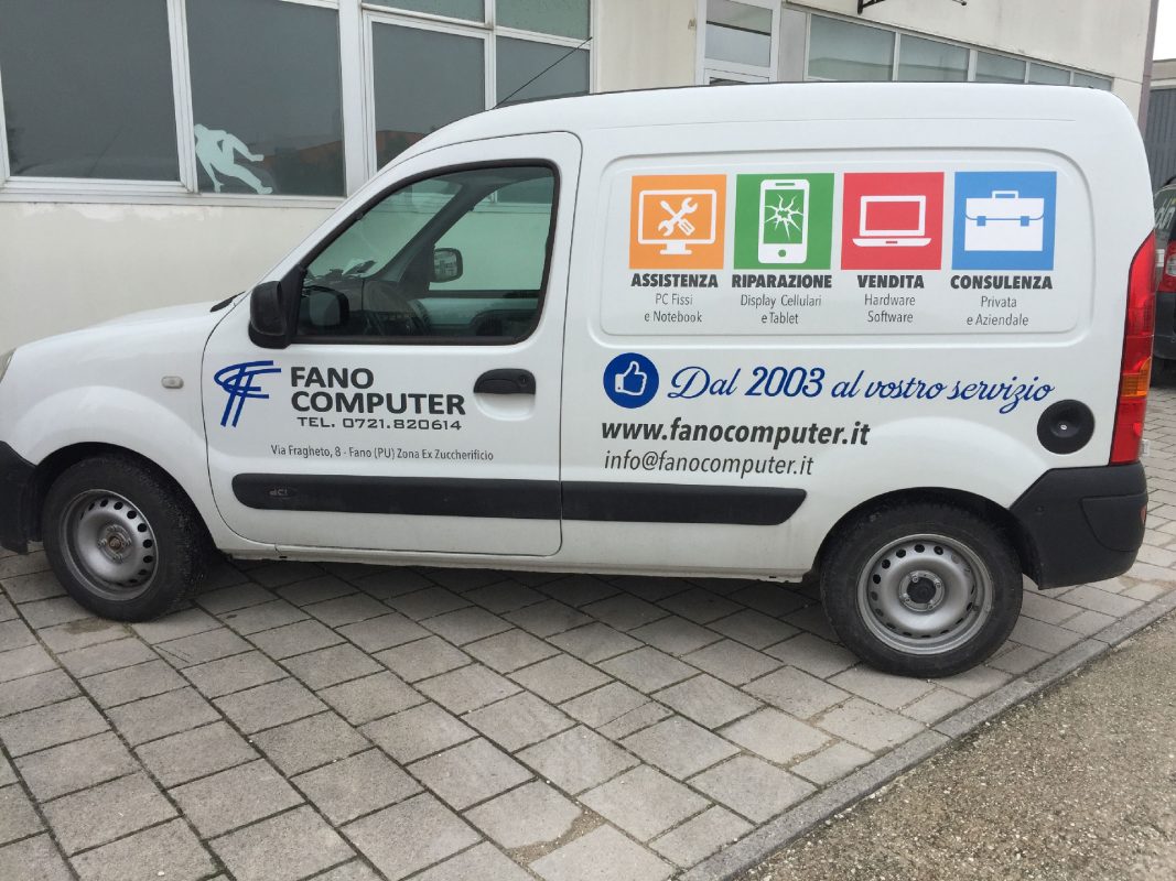 decorazione automezzi publi in fano